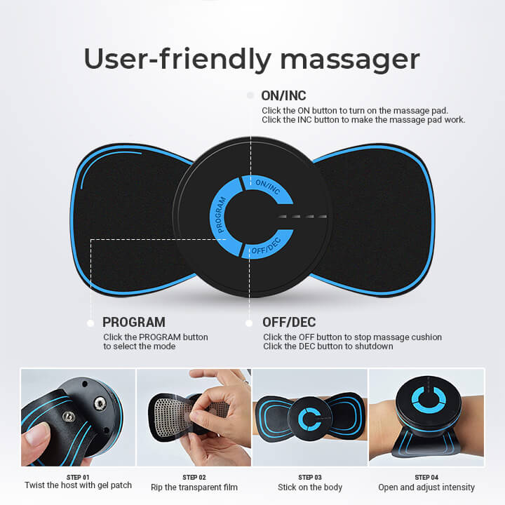 Glwria™ Whole Body Massager -  5-in-1 Portable Muscle Relief