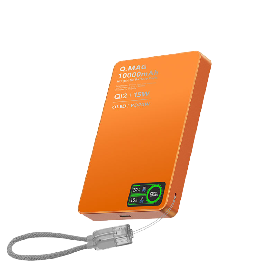 Ultra-Slim Magnetic Power Bank – 15W Fast Charge