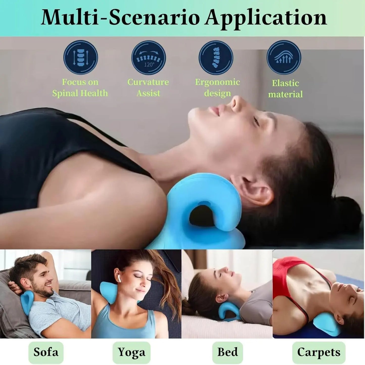 Cervical Traction Pillow for Pain Relief