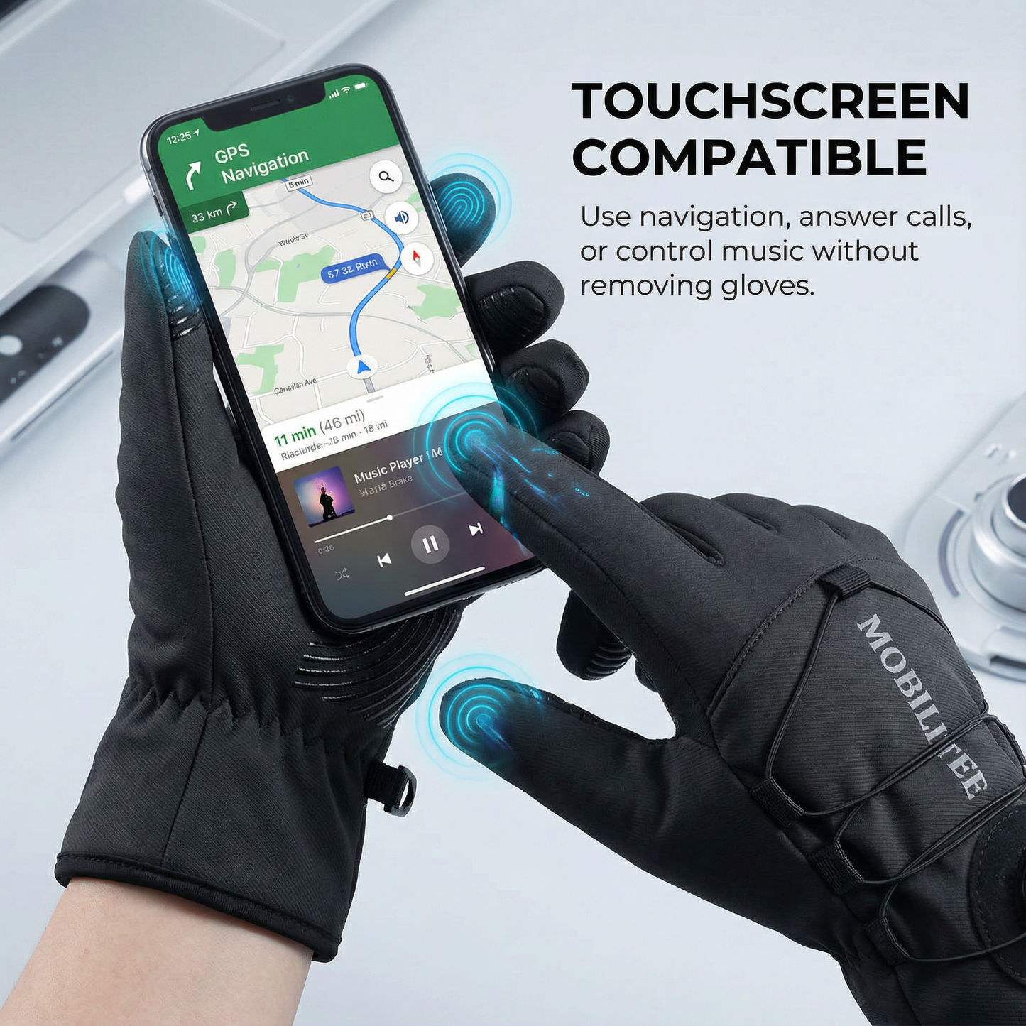 Mobilitee™ Intelligente Sporthandschuhe