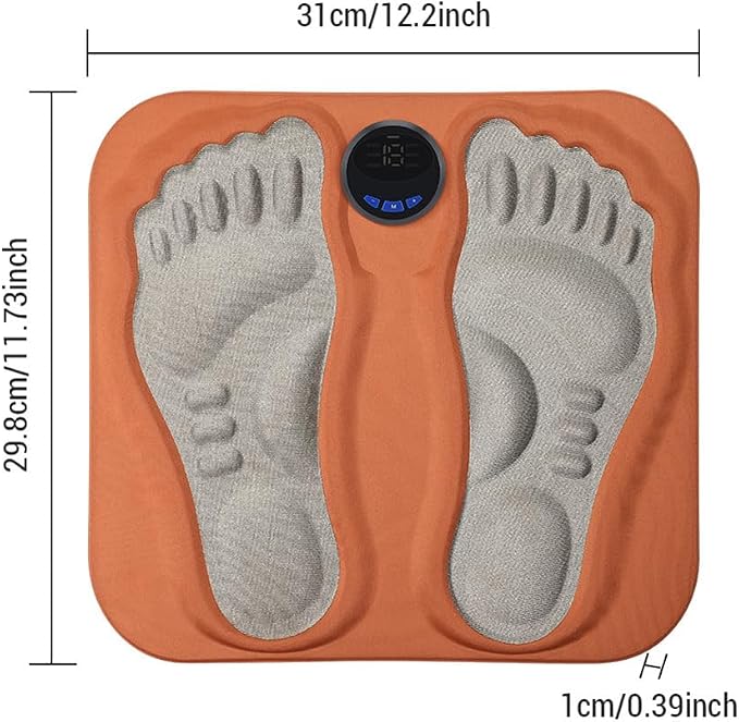 GLWRIA EMS Foot Massager – Cordless Heat & Pulse Mat