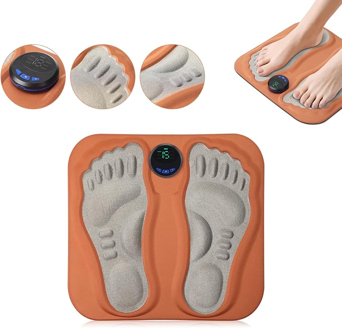 GLWRIA EMS Foot Massager – Cordless Heat & Pulse Mat