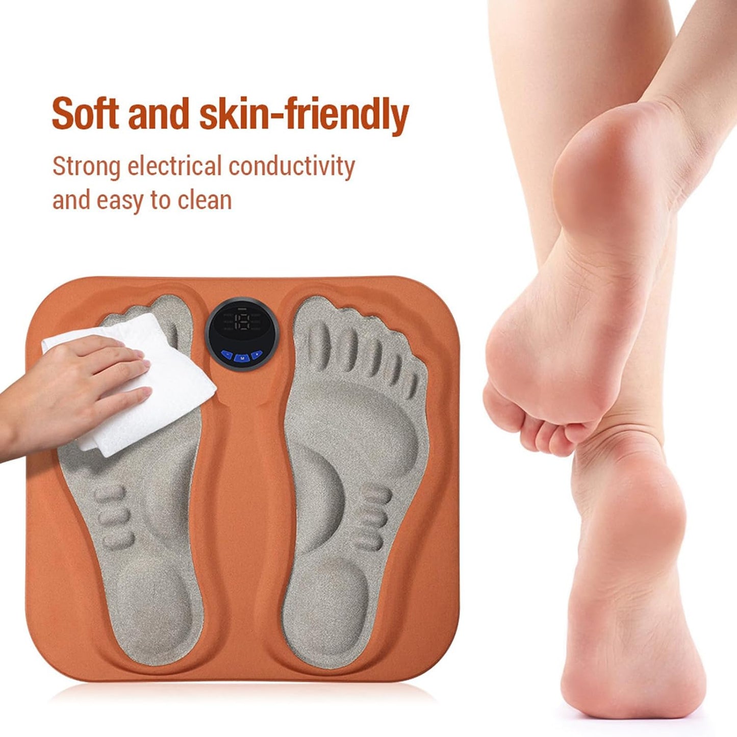 GLWRIA EMS Foot Massager – Cordless Heat & Pulse Mat