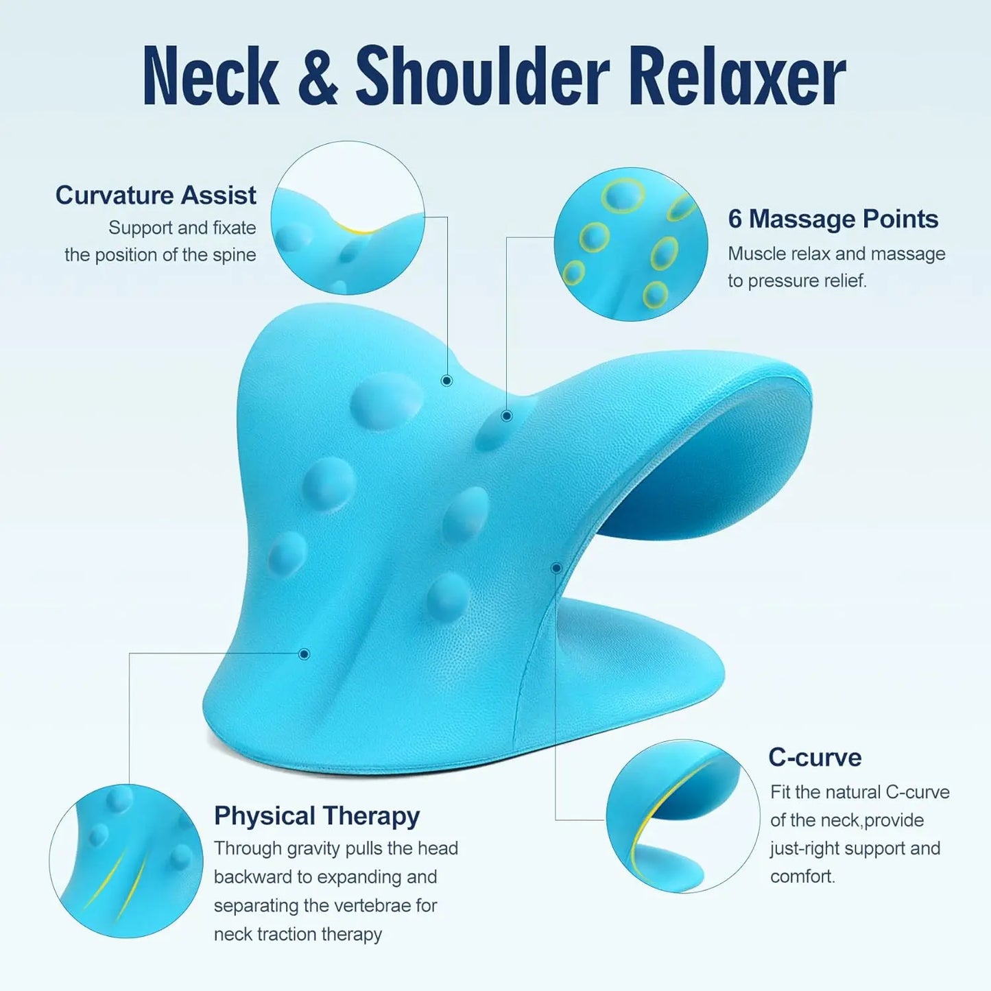 Cervical Traction Pillow for Pain Relief