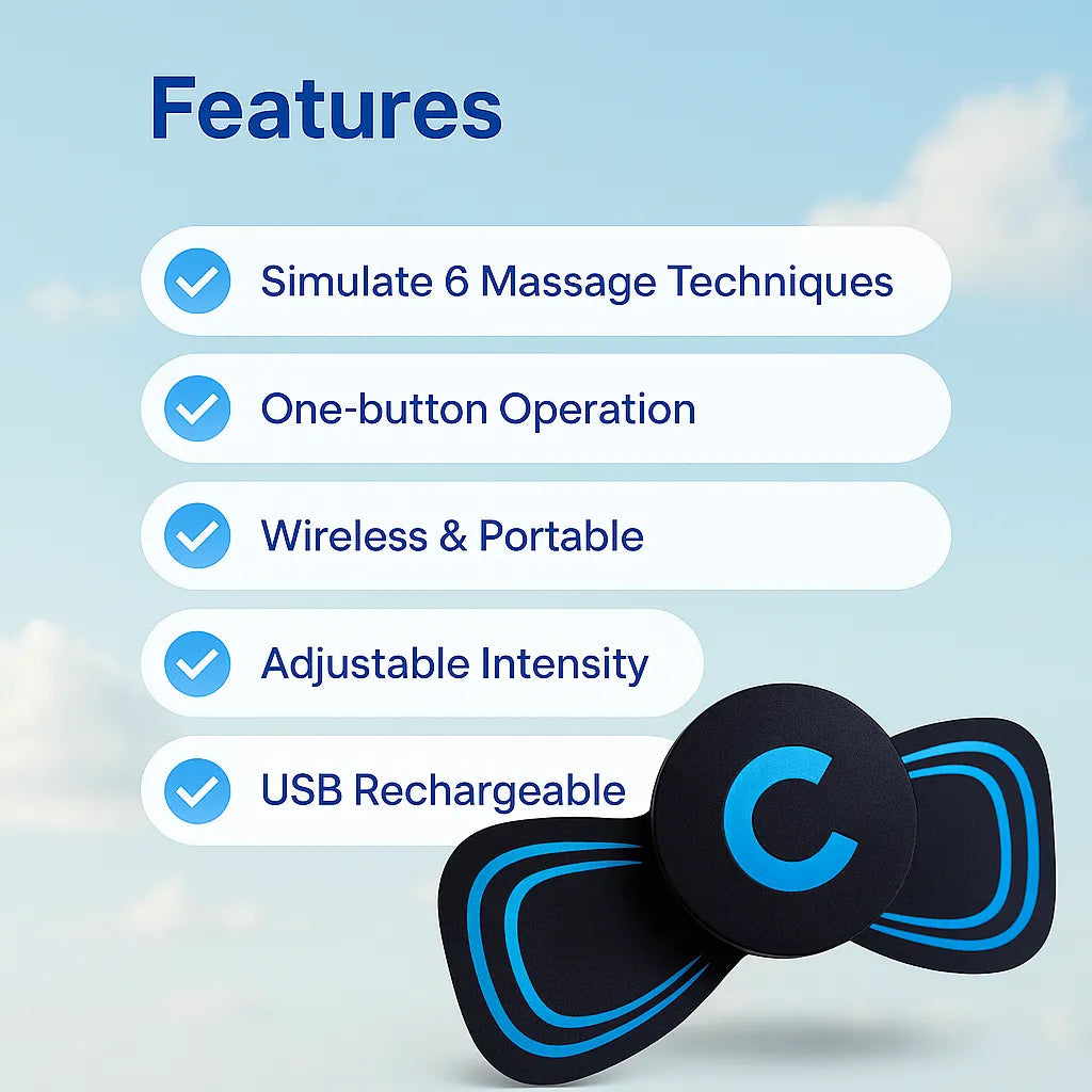 Glwria™ Whole Body Massager -  5-in-1 Portable Muscle Relief