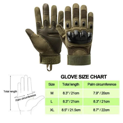 Taktische Vollfingerhandschuhe - Weicher Knöchelschutz