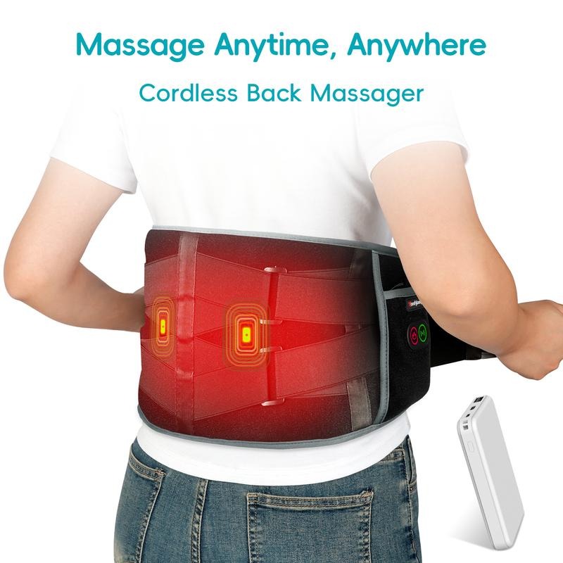 GLWRIA™ Kabelloser Rückenmassagegurt - Wärme + Vibrationstherapie