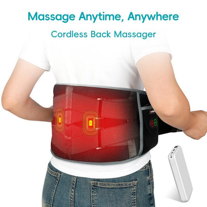 GLWRIA™ Kabelloser Rückenmassagegurt - Wärme + Vibrationstherapie