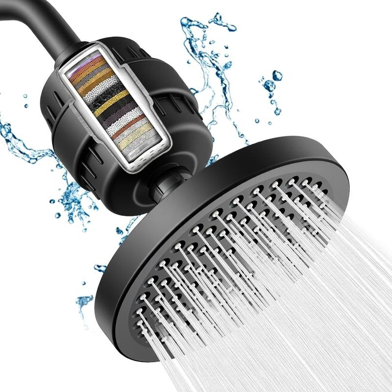 20-Stage Filtered Shower Head: High Pressure Chrome