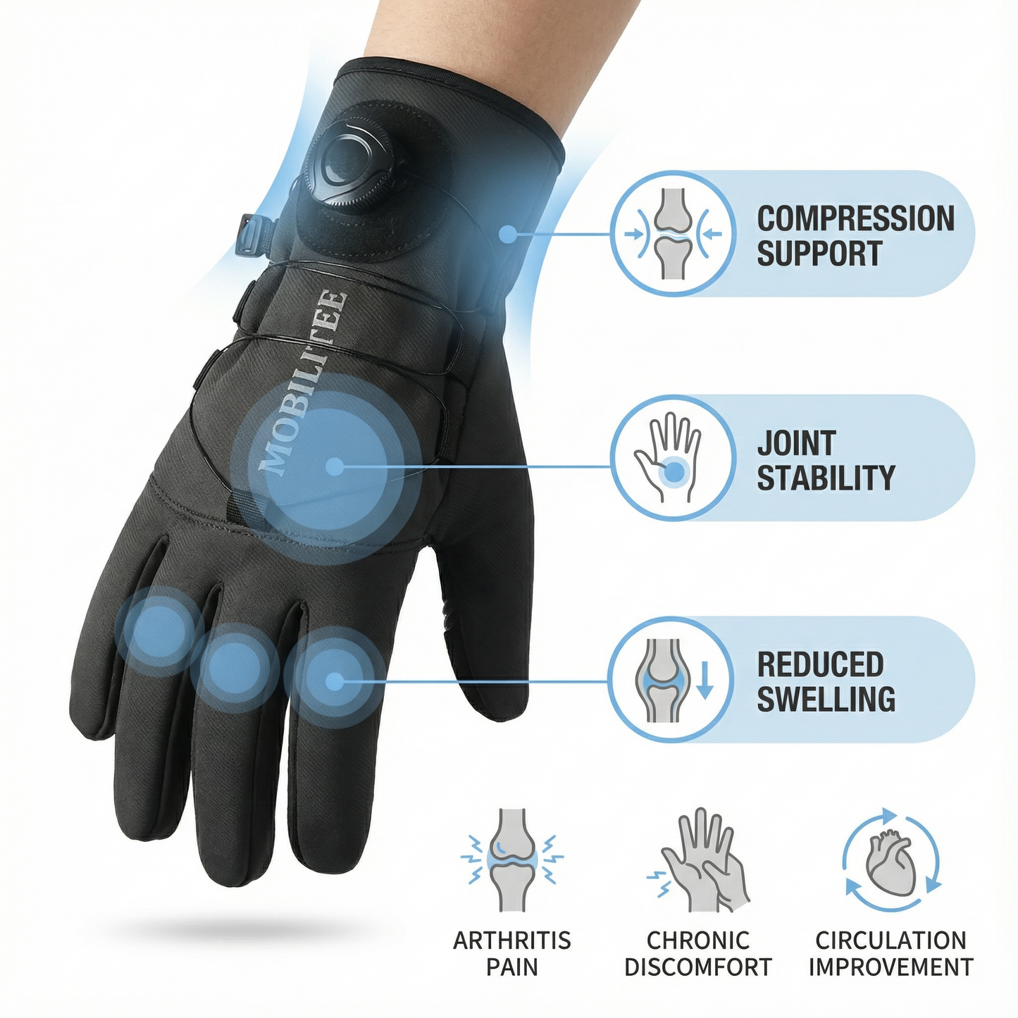 Mobilitee™ Intelligente Sporthandschuhe