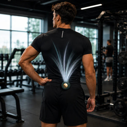 GLWRIA Silent Bladeless Clip Fan – 360° Hands-Free Waist Cooler