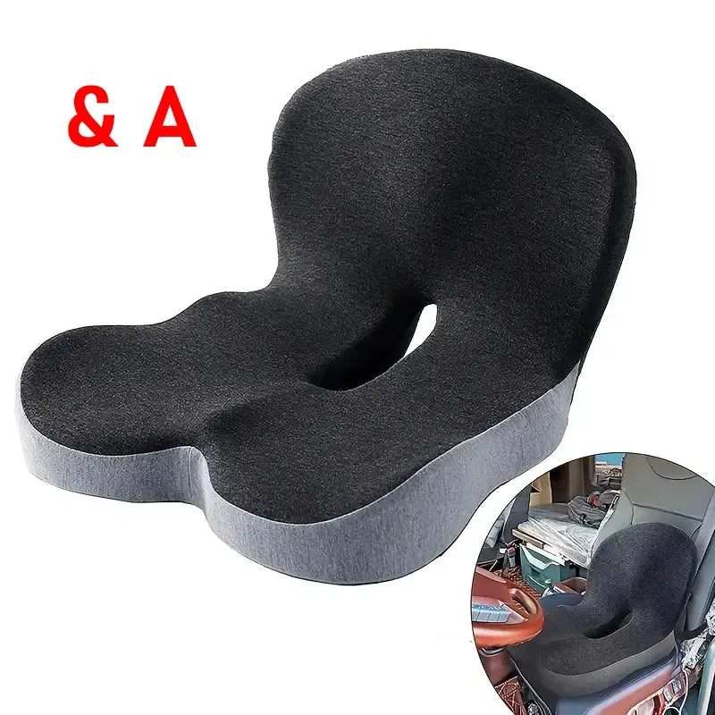 GLWRIA Ergonomic Seat Cushion – Sciatica Relief Pillow