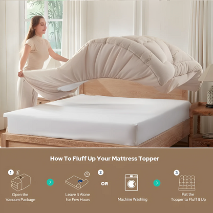 Breathable & Fluffy Soft  1000GSM Quilted Luxury Extra Thick Mattress