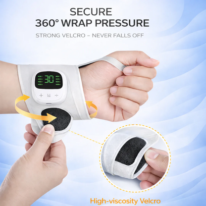 GLWRIA Carpal Tunnel Wrist Massager – EMS Pain Relief Wrap