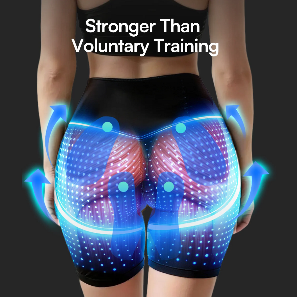 Glwria™ EMS Toning Shorts: Sculpt, Lift & Strengthen Pelvic Floor