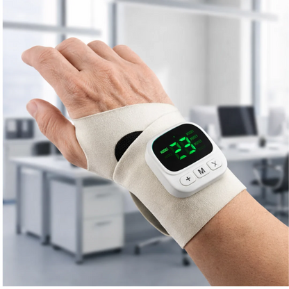 GLWRIA Carpal Tunnel Wrist Massager – EMS Pain Relief Wrap