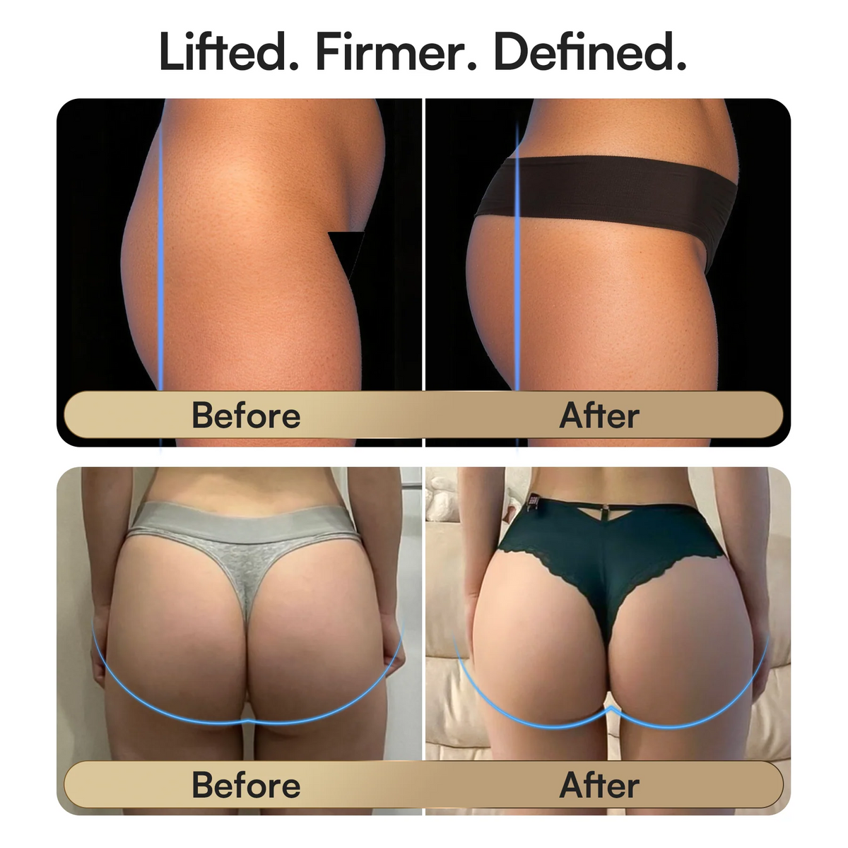 Glwria™ EMS Toning Shorts: Sculpt, Lift & Strengthen Pelvic Floor