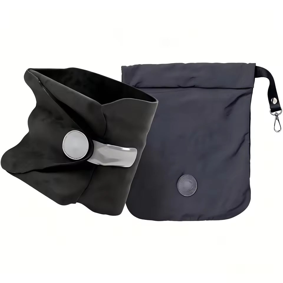 GLWRIA Memory Foam Travel Pillow – Lightweight & Washable
