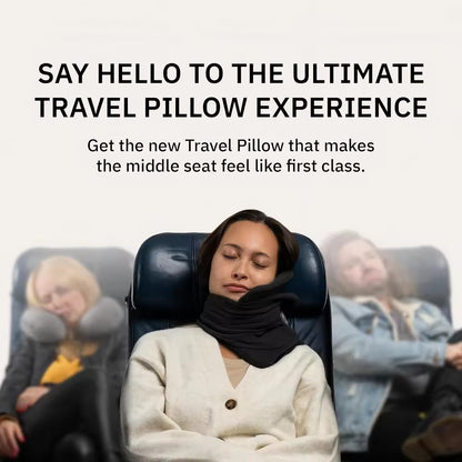 GLWRIA Memory Foam Travel Pillow – Lightweight & Washable