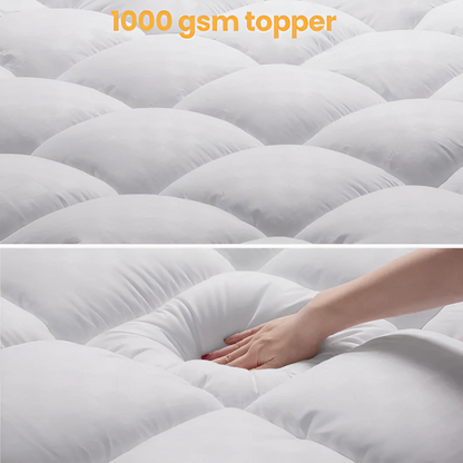 Breathable & Fluffy Soft  1000GSM Quilted Luxury Extra Thick Mattress