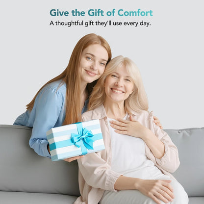 GLWRIA Ultra-Light EMS Neck Massager: 4D Heat + Vibration Relief